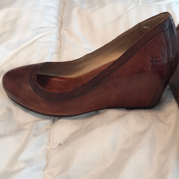 Frye Shoes - NWOB Frye Leather Wedges